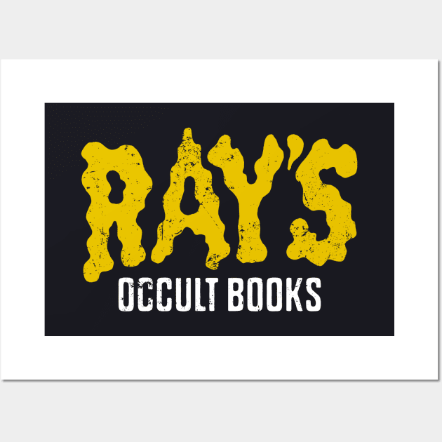 Ray's Occult books Wall Art by Teen Chic
